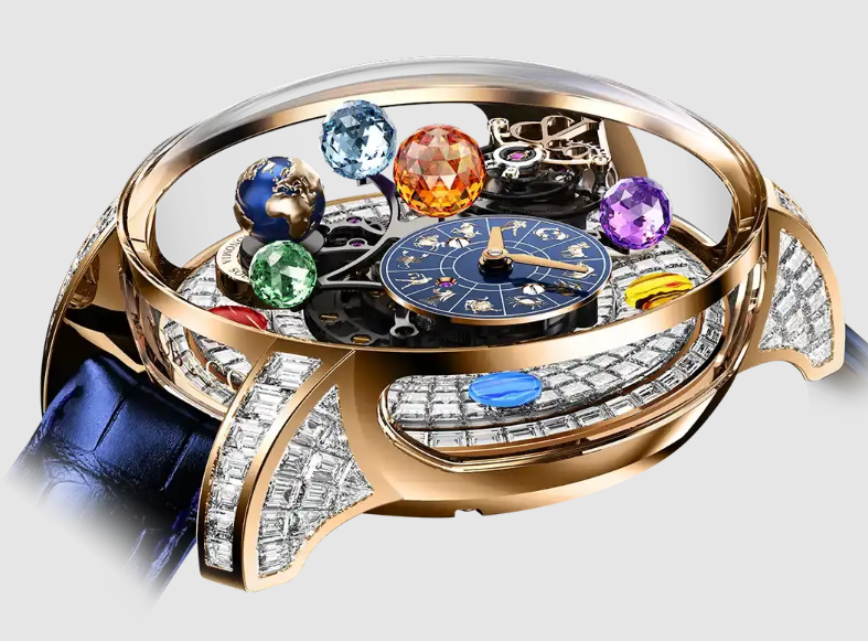 (image for) Jacob & Co astronomia solar zodiac ZODIAC BAGUETTE Replica Watch AS910.40.BD.BD.A